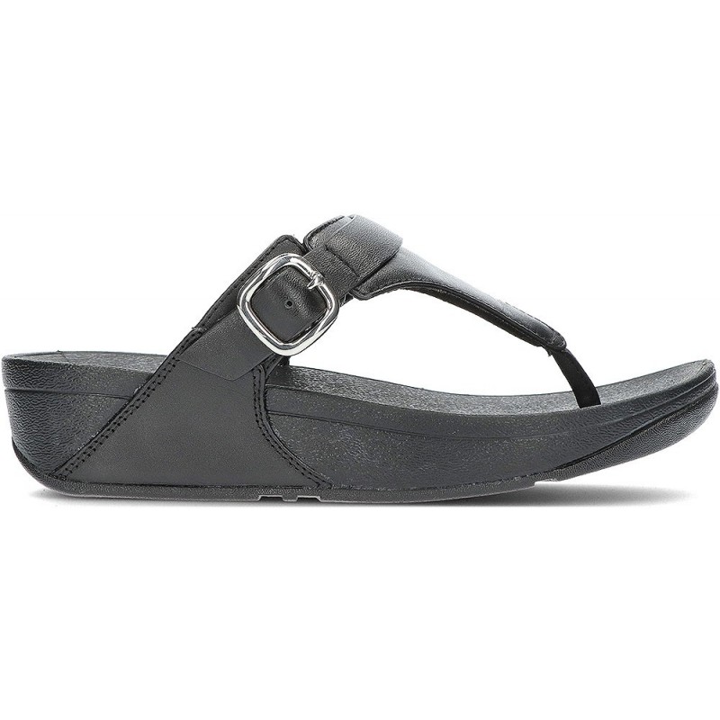 LULU VERSTELLBARE FITFLOP SANDALEN BLACK