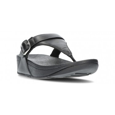 LULU VERSTELLBARE FITFLOP SANDALEN BLACK