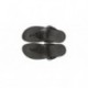 LULU VERSTELLBARE FITFLOP SANDALEN BLACK