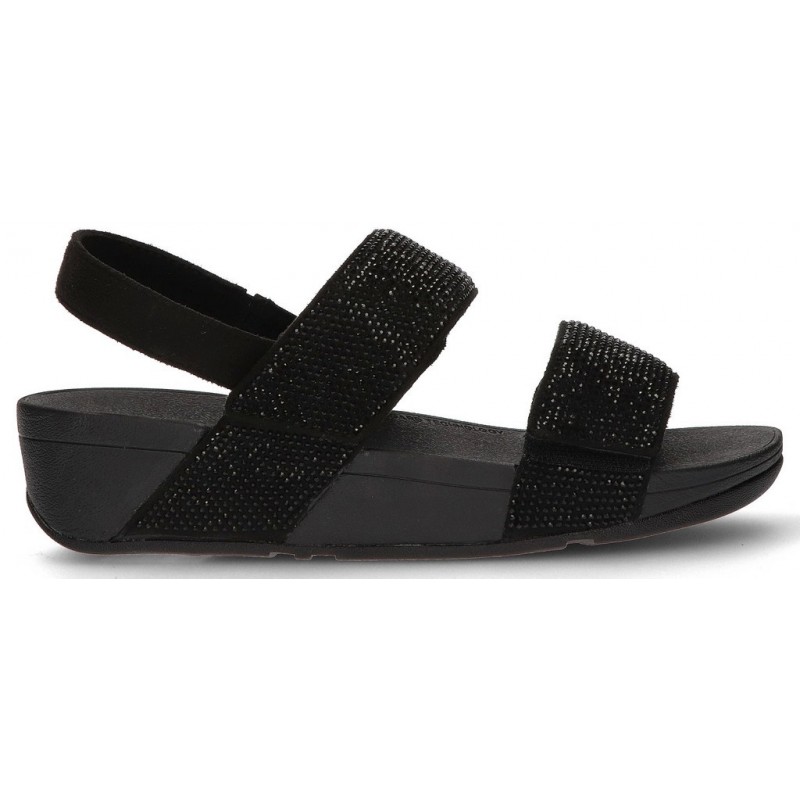 FITFLOP MINA CRYSTAL BACK STRAP Sandalen NEGRO