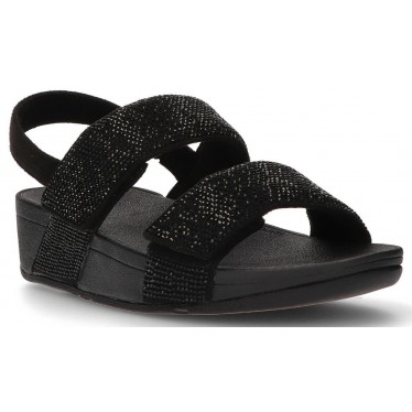 FITFLOP MINA CRYSTAL BACK STRAP Sandalen NEGRO