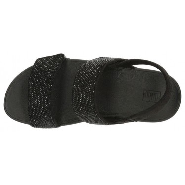 FITFLOP MINA CRYSTAL BACK STRAP Sandalen NEGRO