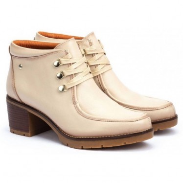 PIKOLINOS PLAIN ANKLE BOOTS W7H-8512 MARFIL