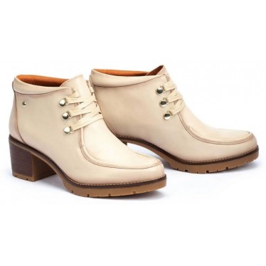 PIKOLINOS PLAIN ANKLE BOOTS W7H-8512 MARFIL