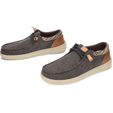 DUDE WALLY GRIP WOLLLOAFERS BROWN