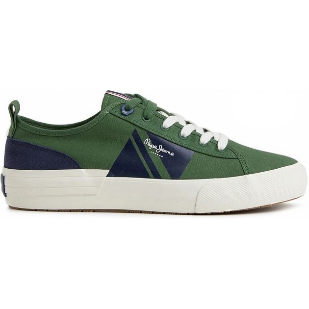 PEPE JEANS ALLEN FLAG SNEAKER PMS30903 OLIVE PEPE JEANS ALLEN FLAG SNEAKER PMS30903 OLIVE