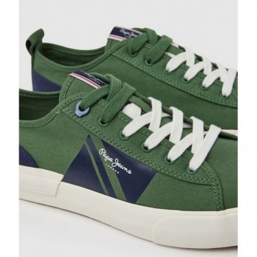 PEPE JEANS ALLEN FLAG SNEAKER PMS30903 OLIVE