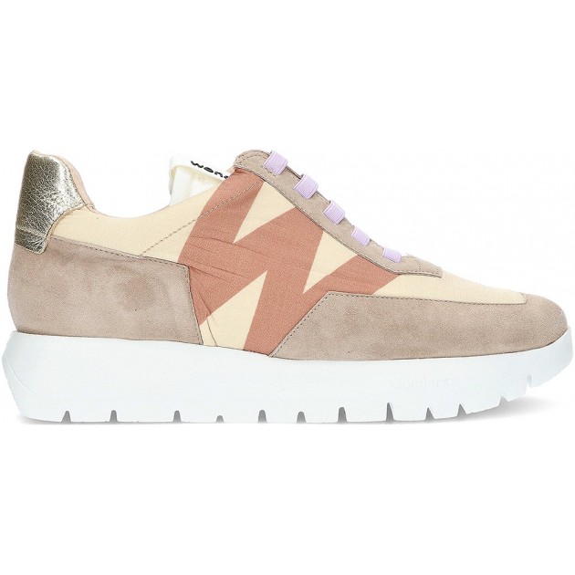 SNEAKERS WONDERS ODISEI NYLON A-2422 TAUPE SNEAKERS WONDERS ODISEI NYLON A-2422 TAUPE