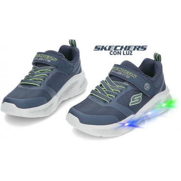 SKECHERS 401675 METEOR LIGHTS SNEAKERS NAVY