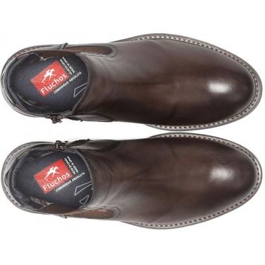 FLUCHOS STIEFELETTEN TERRY F1343 CAFE