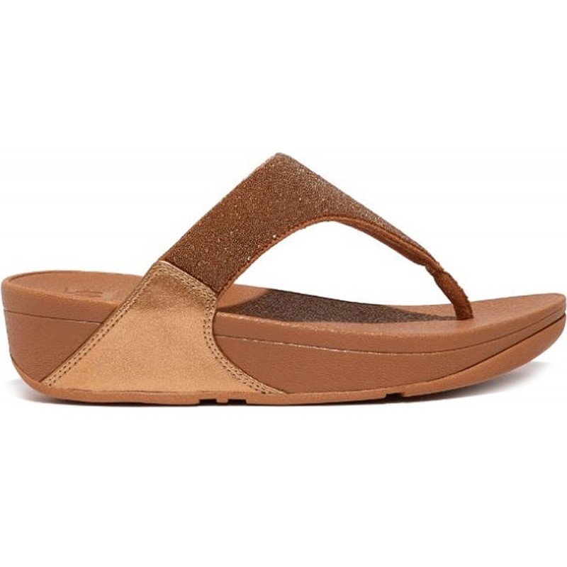 FITFLOP GB4 LULU OPUL Zehensteg-Sandalen LATTE_TAN