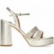 SCHUHE MIT ABSATZ ANGEL ALARCON AMBER PLATINO