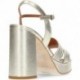 SCHUHE MIT ABSATZ ANGEL ALARCON AMBER PLATINO