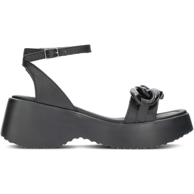 SANDALEN WUNDERT WILD D-9703 BLACK