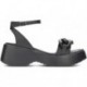 SANDALEN WUNDERT WILD D-9703 BLACK