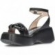 SANDALEN WUNDERT WILD D-9703 BLACK