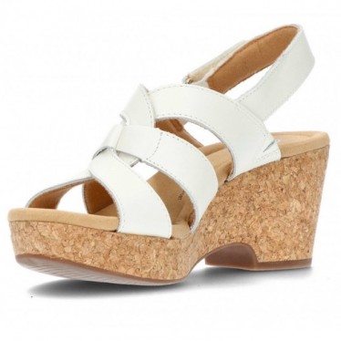 CLARKS GISELLE SANDALEN WHITE