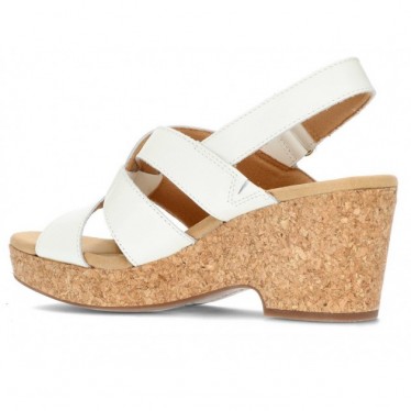 CLARKS GISELLE SANDALEN WHITE