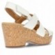 CLARKS GISELLE SANDALEN WHITE