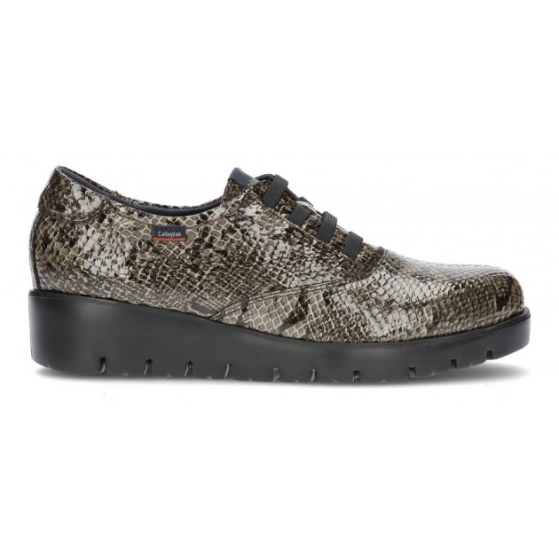 CALLAGHAN VIPERINA PATENT LEDERSCHUHE TAUPE