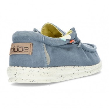 SCHUHE DUDE WALLY WASHED 1115 BLUE_STONE