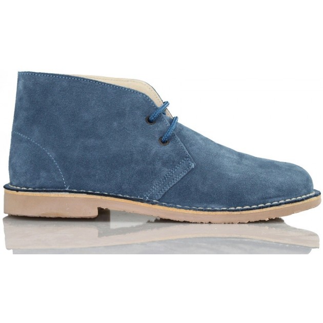 Arancha pisacacas safari unisex Lederstiefel AZUL Arancha pisacacas safari unisex Lederstiefel AZUL