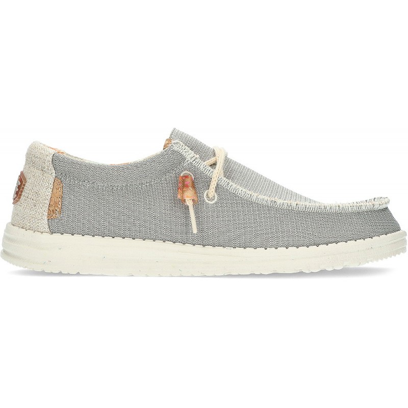 DUDE WALLYKNIT LOAFERS COBBLE_STONE