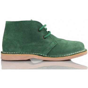 Arancha pisacacas safari unisex Lederstiefel VERDE