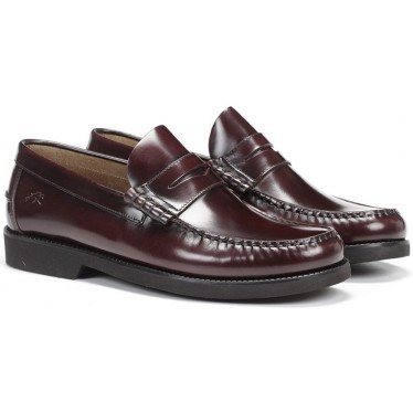 FLUCHOS F0047 STAMFORD MOCASIN MAN BURDEOS