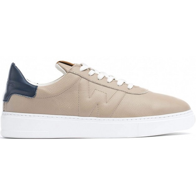 WONDERS GEPRÄGTE LEDERSNEAKERS CB-3920 TAUPE WONDERS GEPRÄGTE LEDERSNEAKERS CB-3920 TAUPE