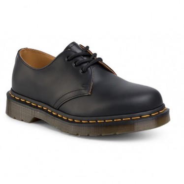 DR. MARTENS 1461 GLATTE LEDERSCHUHE BLACK