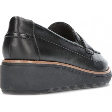 SHARON ASTER CLARKS LOAFERS BLACK