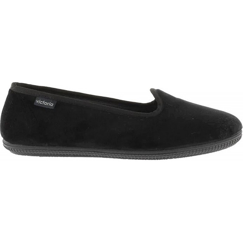 VICTORIA ODA VELVET DANCER 1049114 HAUSSCHUHE NEGRO