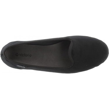 VICTORIA ODA VELVET DANCER 1049114 HAUSSCHUHE NEGRO