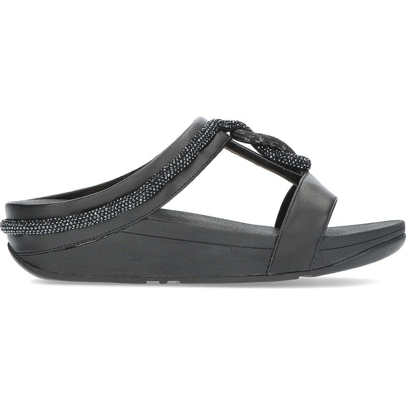 SANDALEN FITFLOP FEIN FQ4 BLACK