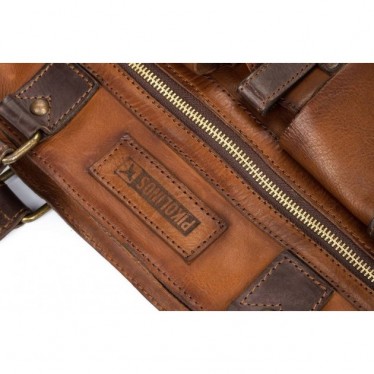 BRIEFCASE PIKOLINOS CAIMARI COGNAC