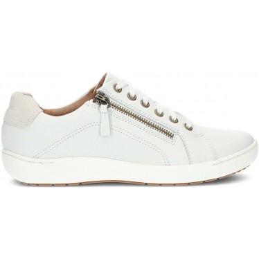 CLARKS NALLE SNEAKERS AUS SPITZE WHITE