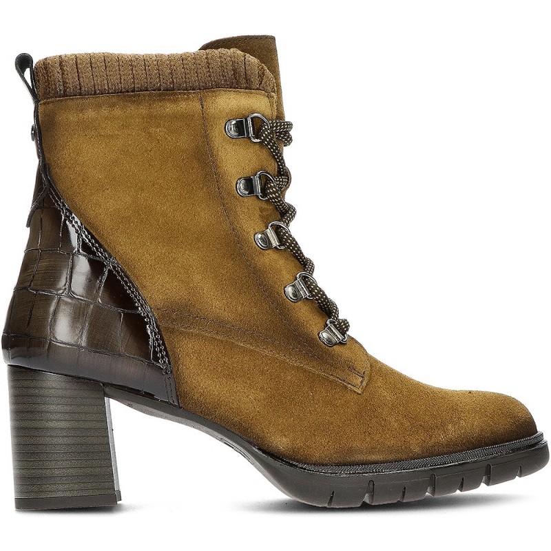 FLÜSSIGE STIEFELETTEN D8847 MARMOTA