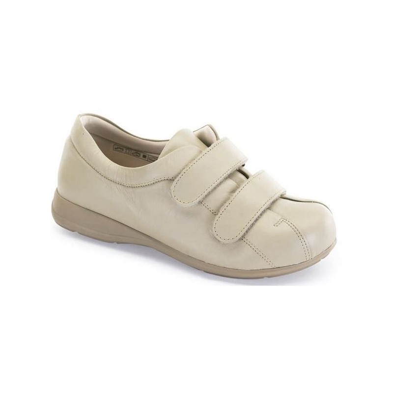 Unisex Velcro CALZAMEDI diabetischen Fuß BEIGE