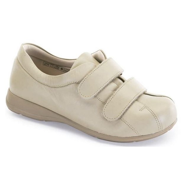 Unisex Velcro CALZAMEDI diabetischen Fuß BEIGE