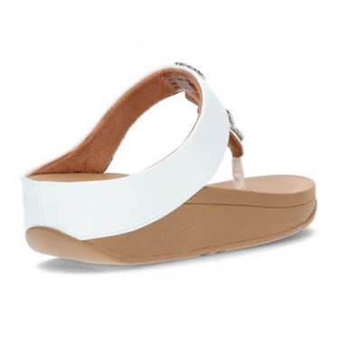 FITFLOP FEINE SPARKLE SANDALEN WHITE