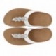 FITFLOP FEINE SPARKLE SANDALEN WHITE