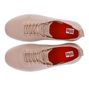 FITFLOP RALLY TONAL KNIT SNEAKERS BLUSH