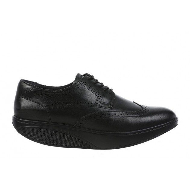 KLEID SCHUHE MBT OXFORD WING TIP M. BLACK_CALF