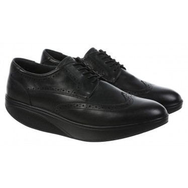 KLEID SCHUHE MBT OXFORD WING TIP M. BLACK_CALF