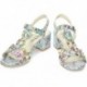 LAURA VITA HUCBIO SCHUHE MIT ABSATZ FLORAL_BLANCO