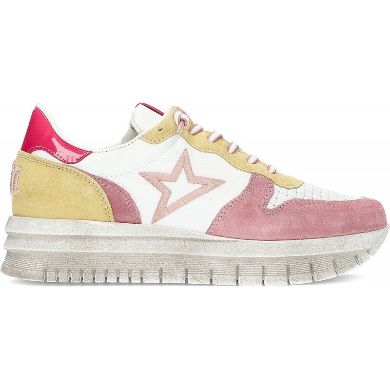 CETTI C1301SS HAWAII-SNEAKERS ROSE_BLANCO