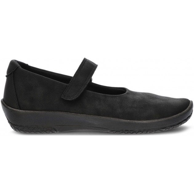 ARCOPEDIC ELASTIC BALLERINAS 4043 BLACK