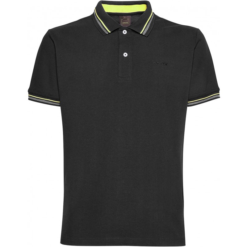 T-SHIRTS UND POLOSHIRTS GEOX BEKLEIDUNG M3511A BLACK