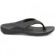 AETREX MAUI SKYCLOUD L3000M ORTHOTIKEN FLIP-FLOPS BLACK